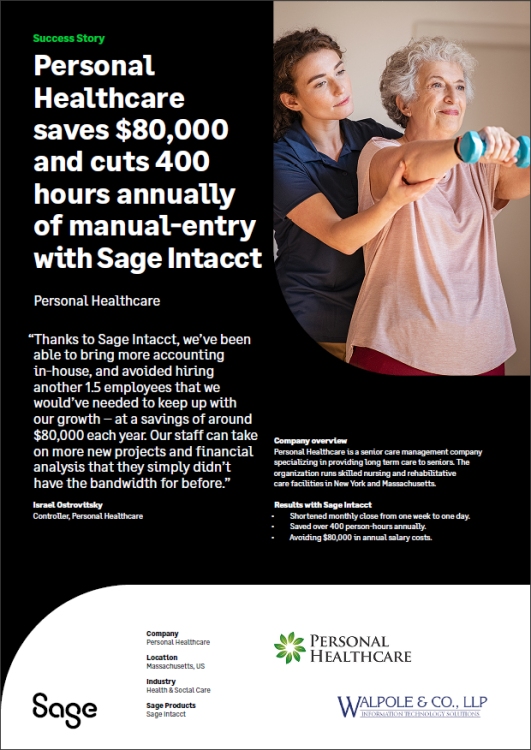Cut Costs and Increase Productivity with Sage Intacct
