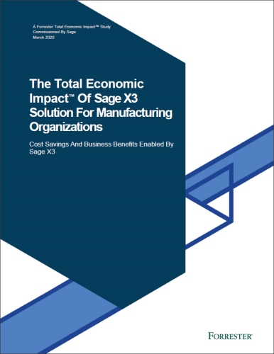 The Total Economic Impact of Sage X3